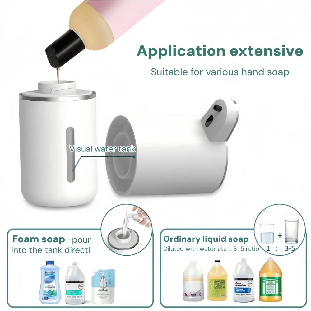 Cleanova™ Smart Foam Soap Dispenser – Touch-Free Hygiene